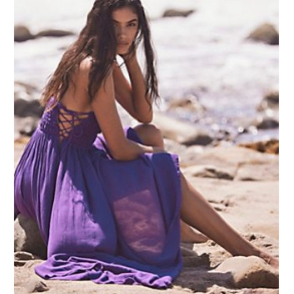 Free people strapless dress